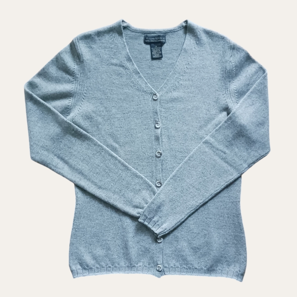 Banana Republic Gray Cardigan Sweater